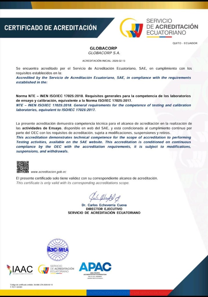 Certificado de Acreditación SAE